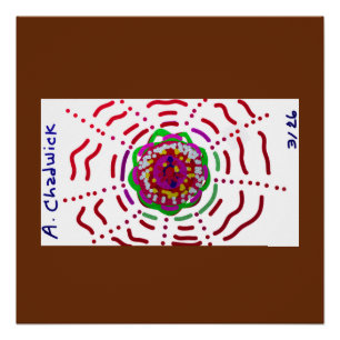 Póster Flor de reloj solar