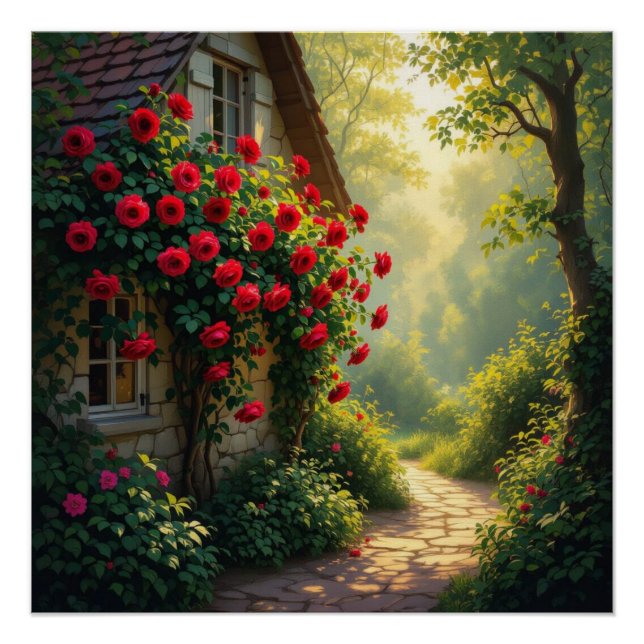 Póster Flor de Rosa (Anverso)