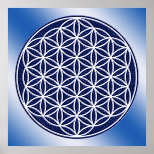 Póster Flor de vida / cielo (Frente)