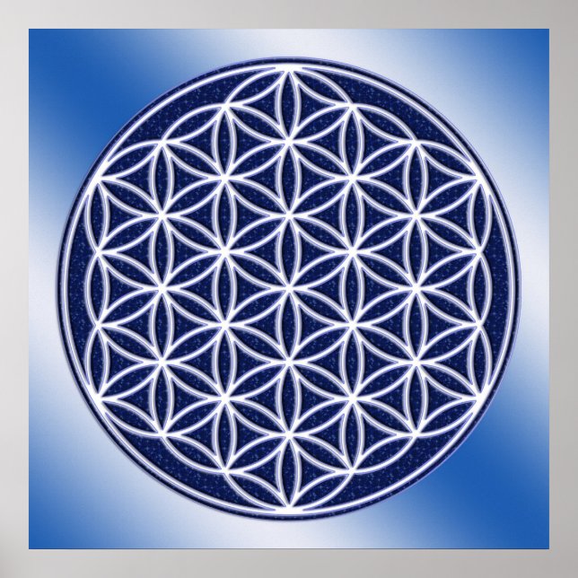 Póster Flor de vida / cielo (Frente)