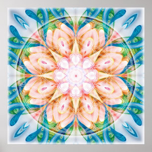 Póster Flor de vida Mandala 11 Poster