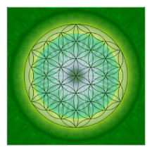 Flor de vida Mandala número 3 diseñada por Tutti