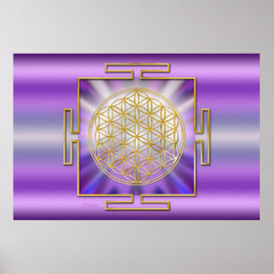 Póster Flor De Vida Yantra