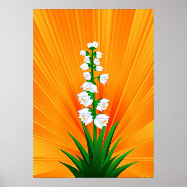 Póster Flor de Yucca (Frente)