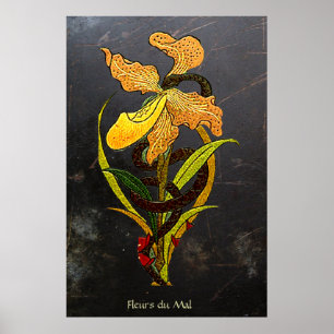 Póster Flor del mal