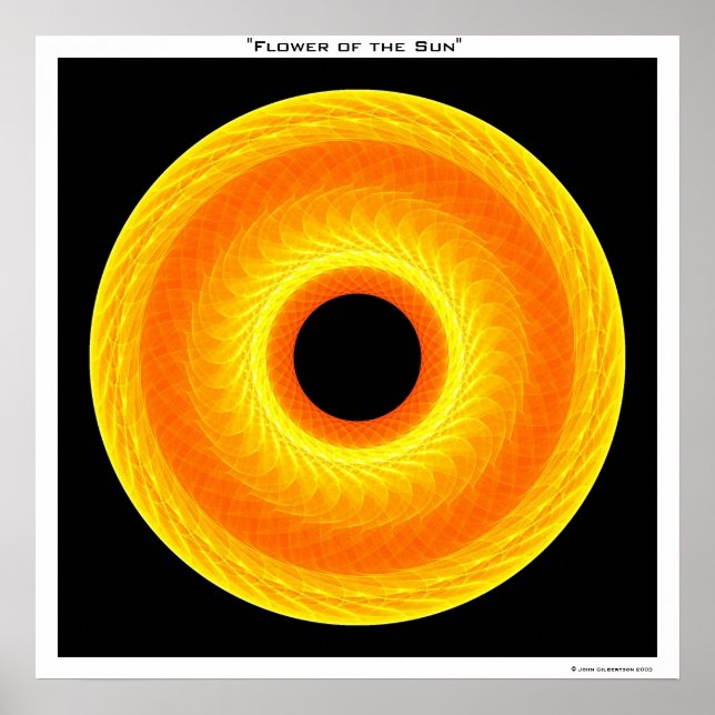 Póster Flor del Sol (Frente)