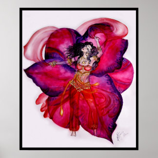 Póster Flor desértica