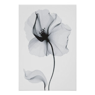 Póster Flor Deslumbrante: Reflejo Radiante de la Naturale