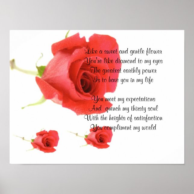 Póster Flor dulce y dulce (Frente)