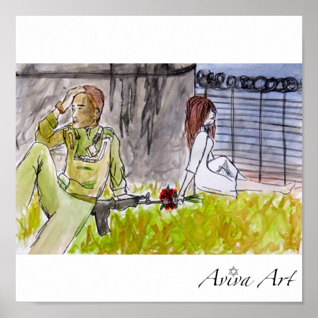 Póster Flor en el barril (Frente)