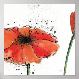 Póster Flor en la plena floración