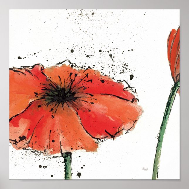 Póster Flor en pleno auge (Frente)