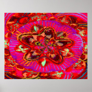 Póster Flor exótica - Gráficos digitales Bellas Artes