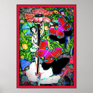 Póster flor Fayry