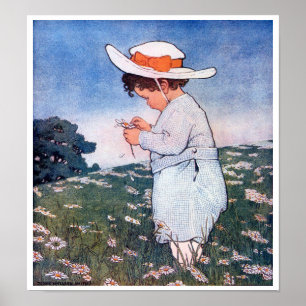Póster Flor Fortune Tell, Jessie Willcox Smith