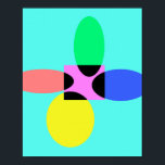 Póster Flor futurista<br><div class="desc">flor futurista</div>