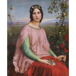 Póster Flor Louis Janmot de los campos CC0915 Grande