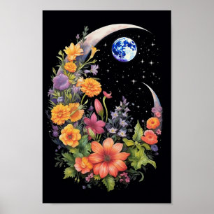 Póster Flor Moon