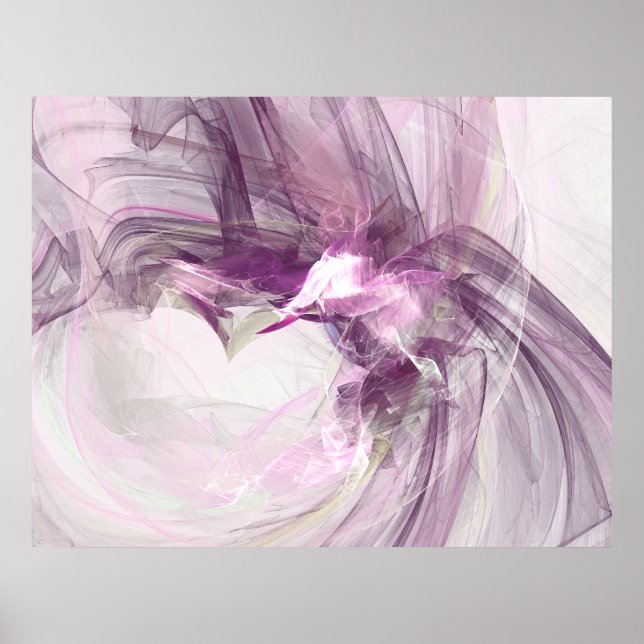 Póster Flor morada (Frente)