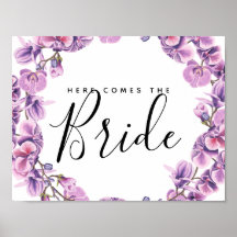 flor morada botánica aquí viene la novia