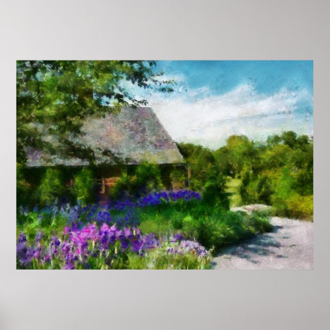 Póster Flor - Plaza del Pueblo (Frente)