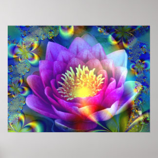 Póster Flor sagrada del amor - Poster