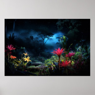 Póster Flor silvestre calma naturaleza tranquilidad paz