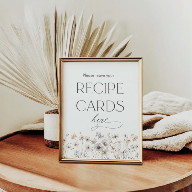 Póster Flor silvestre ducha de novia deja tu receta (Subido por el creador)