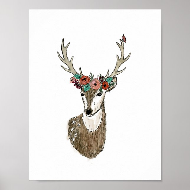 Póster Flor silvestre: Rey del bosque (Frente)