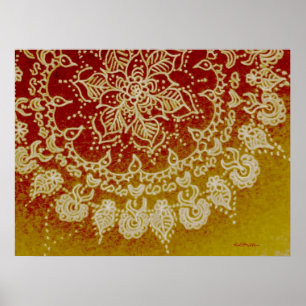 Póster Flor solar II