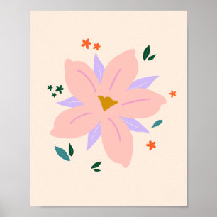 Póster Flor tropical   02