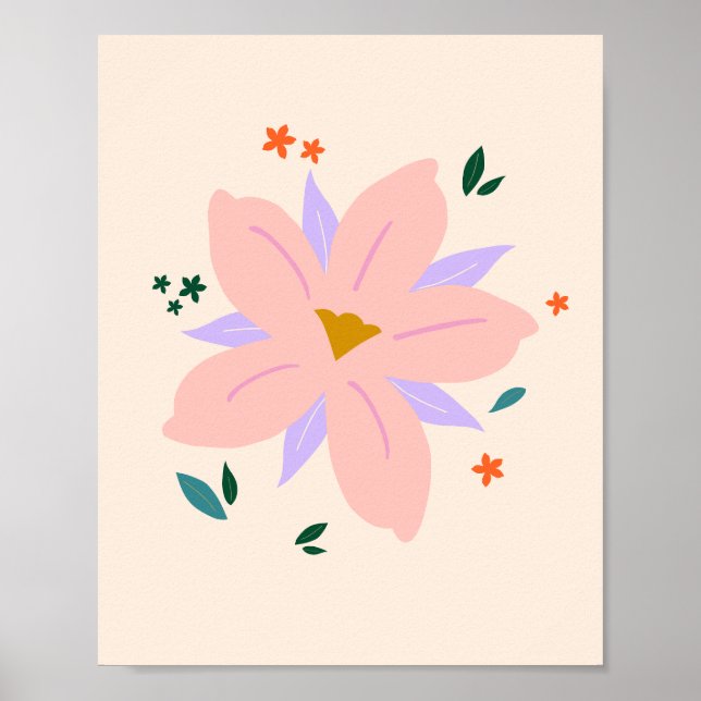 Póster Flor tropical | 02 (Frente)