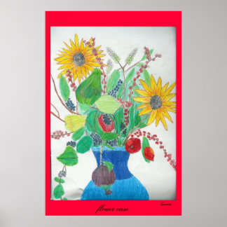 Póster Flor Vase de Lauren