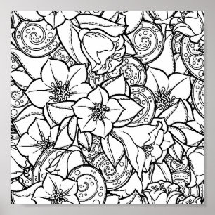 Póster Flor Zendoodle 2