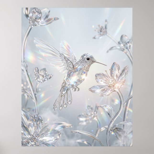 Póster Flora Colibrí de Cristal (Frente)