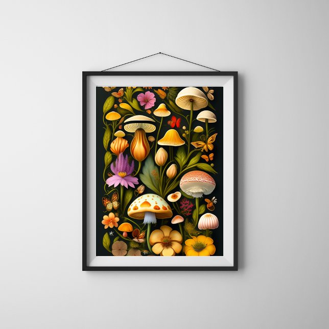 Póster Flora de prados | Poster Haeckel moderno (Subido por el creador)