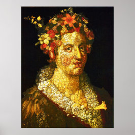Póster Flora - Giuseppe Arcimboldo