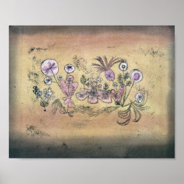 Póster Flora medicinal: Paul Klee 1924