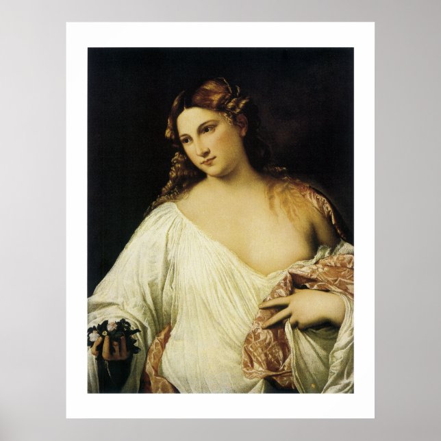 Póster Flora, por Titian (Frente)