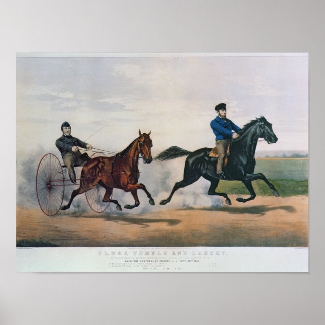 Póster Flora Temple' and 'Lancet' (Frente)