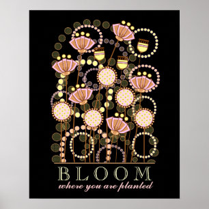 Póster FLORACIÓN donde le plantan