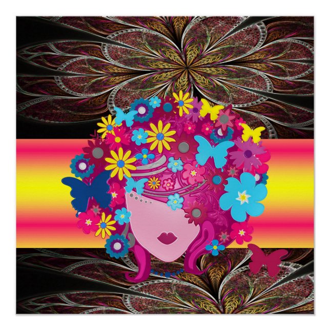 Poster floral (Anverso)