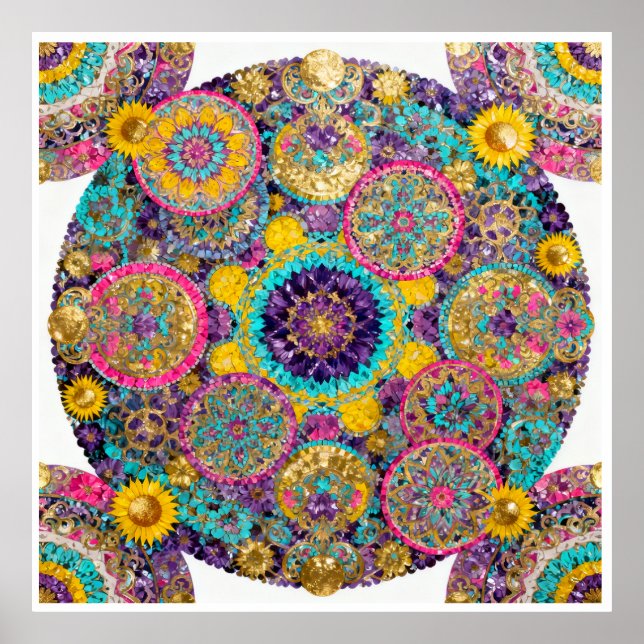 Póster Floral (Frente)