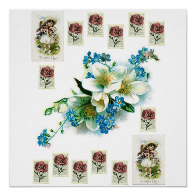Poster floral (Anverso)