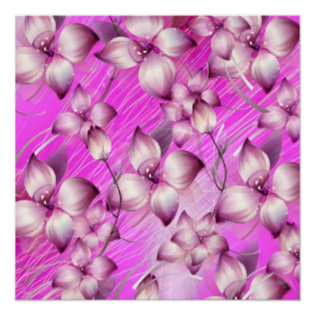 Poster floral (Anverso)