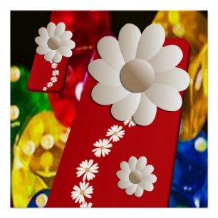 Póster floral