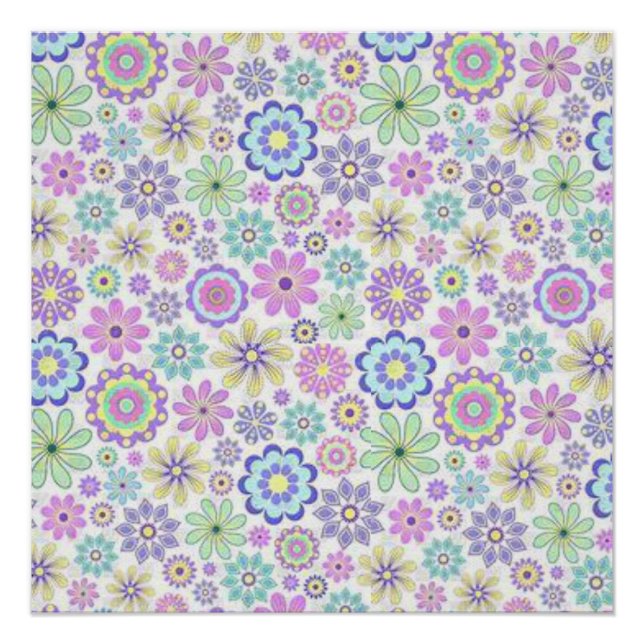 Poster floral (Anverso)