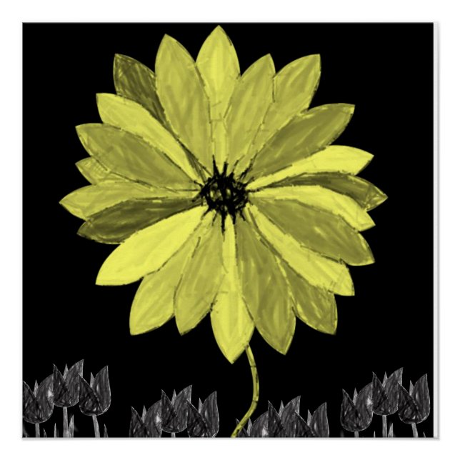 Poster floral (Anverso)