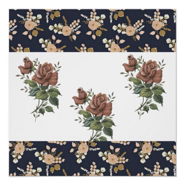 Poster floral (Anverso)