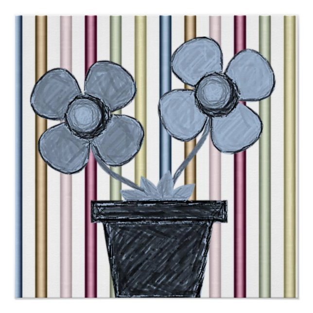Poster floral (Anverso)